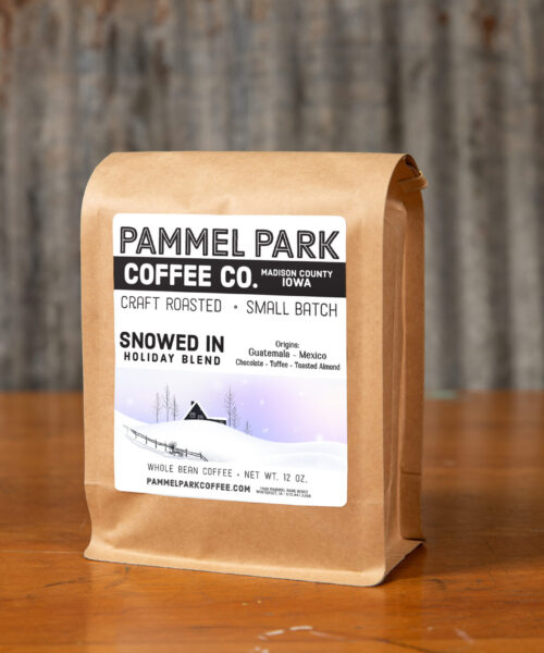 Pammel Park Coffee Co. Snowed In Holiday Blend Angle Left