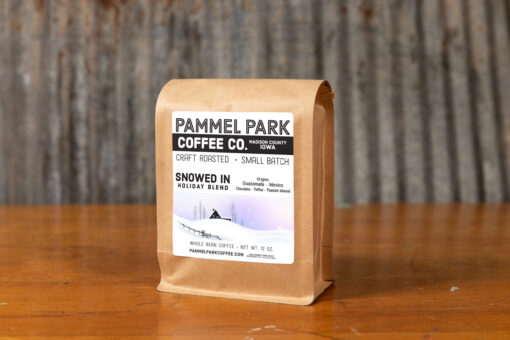 Pammel Park Coffee Co. Snowed In Holiday Blend Angle Left