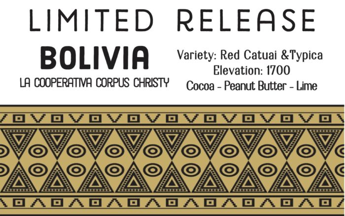 LIMITED RELEASE: Bolivia -La Cooperativa Corpus Cristhy Illampu R.L